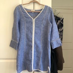 Joie short Chambray Linen dress sz XS (2-4)